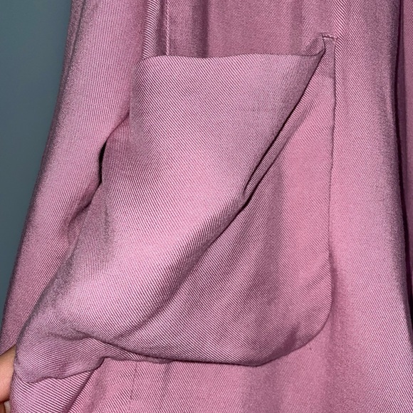 Loved, Like New Condition, Women’s Dusty Pink Tula Pocketed Blazer Jacket Size 6 - Picture 7 of 9